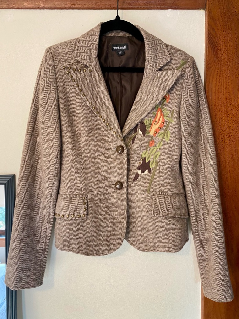 Wet Seal vintage studded blazer